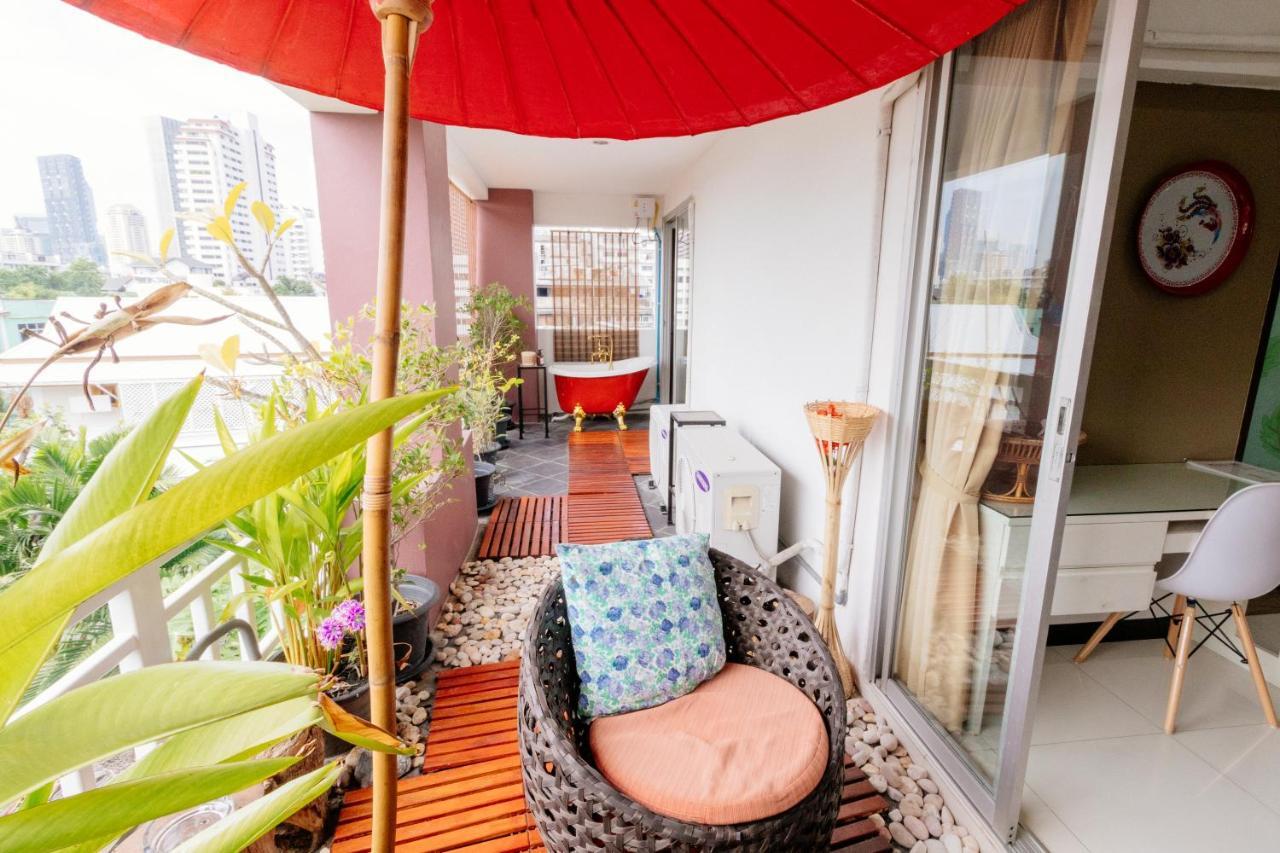 Baan Sabai Rama IV Apartment Бангкок Экстерьер фото